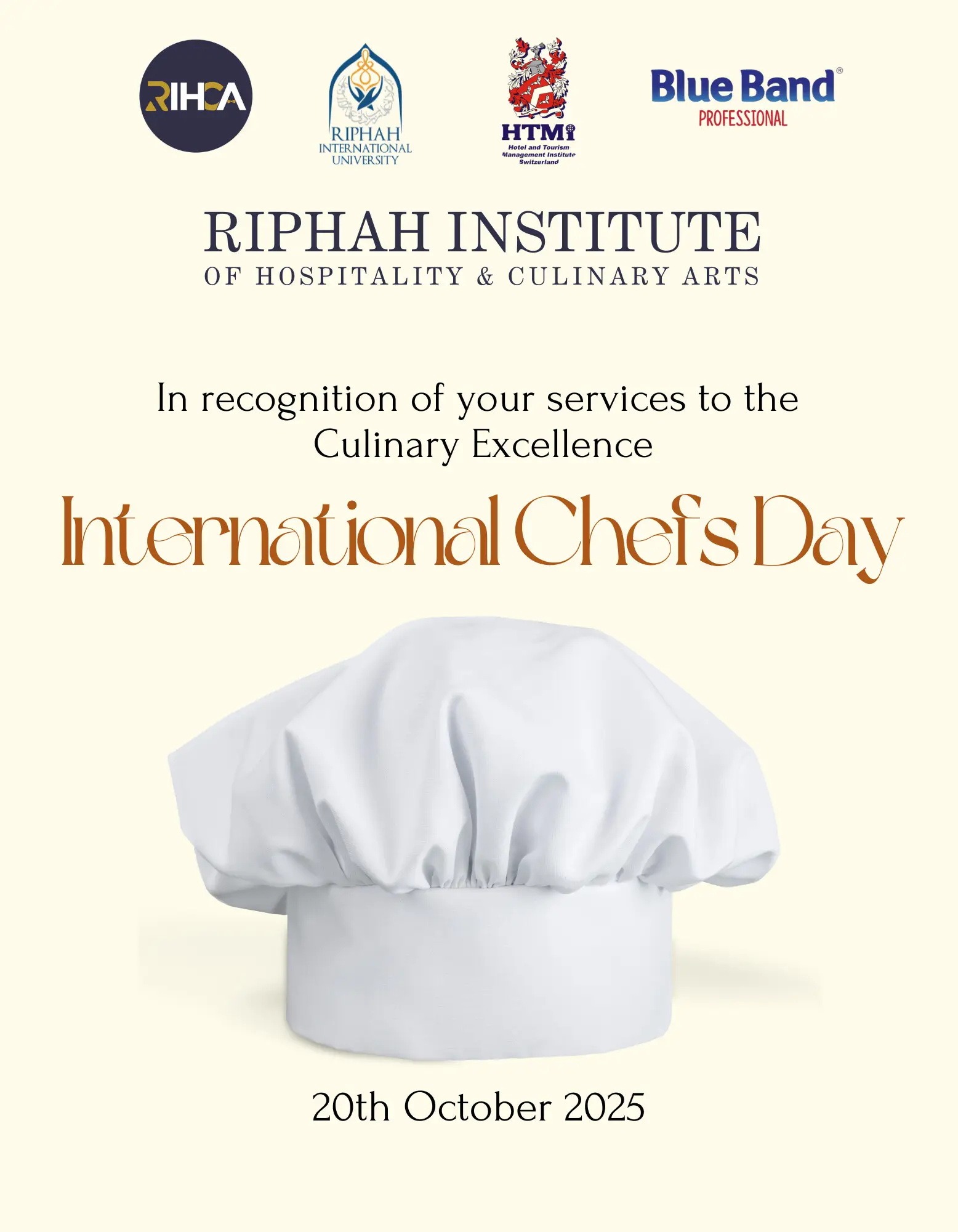 RIHCA International Chefs Day artwork